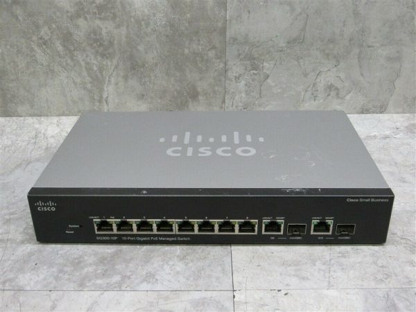 Cisco SG300-10P 10-Port Gigabit PoE Managed Switch