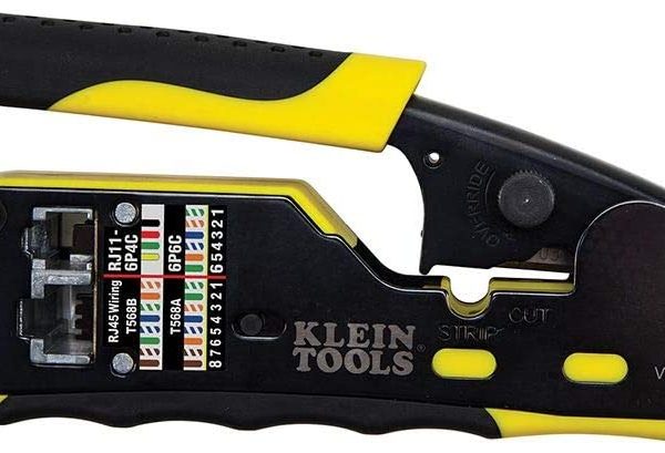 SEKURER Tools VDV226-110 Ratcheting Modular Data Cable Crimper / Wire Stripper / Wire Cutter for RJ11/RJ12 Standard, RJ45 Pass-Thru Connectors : Everything Else