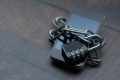 Smartphone wrapped in a chain and padlock, representing data protection