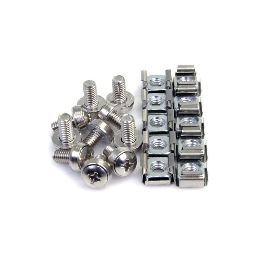 M5/M6 Rack Cage Nut Screw Washer Assortment Kit