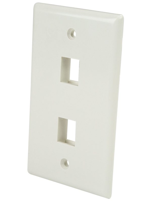 Cat6 RJ45 Wall Faceplate / Keystone Outlet Panel 86-Type