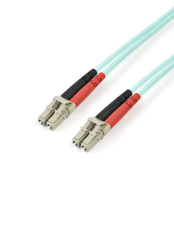 OM3 LC-LC Duplex Multimode Fiber Patch Cord 10G (3-10m Options)