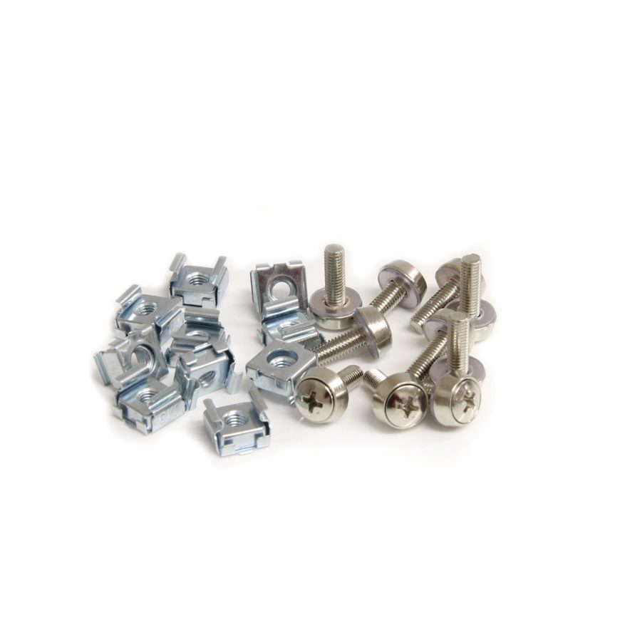M6×16mm Rack Cage Nut Screw Washer Assortment (LAGOTEK, Multiple Pack Sizes)