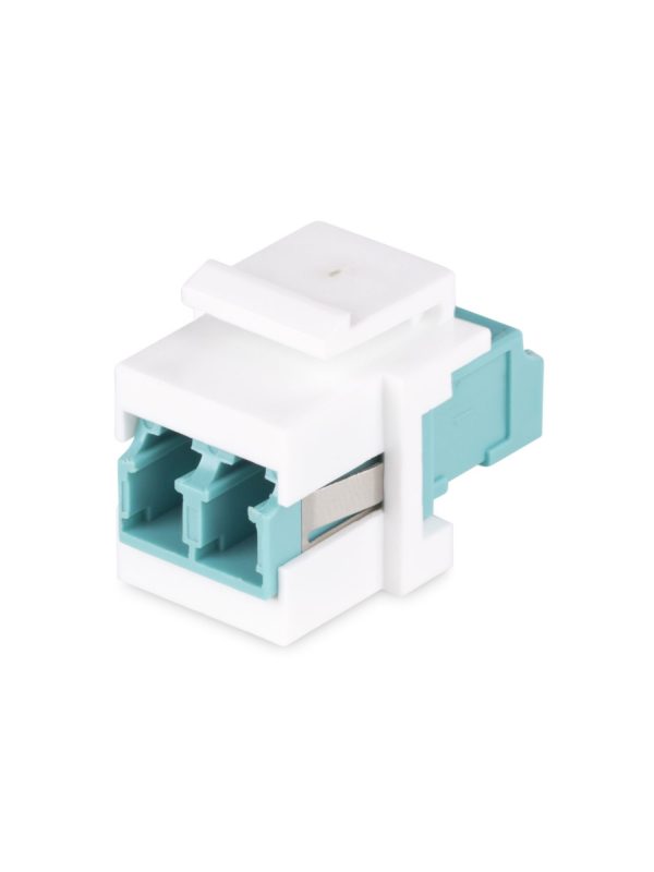 LC Duplex Fiber Optic Flange Adapter Coupler 10-Pack (PC/APC OM3/OM4 Options)
