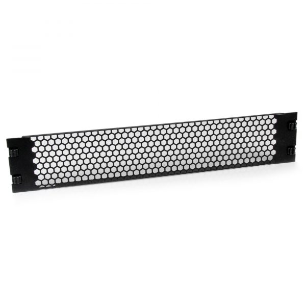 2U 19" Vented Steel Blanking/Filler Panel (RAXX POS-128775)