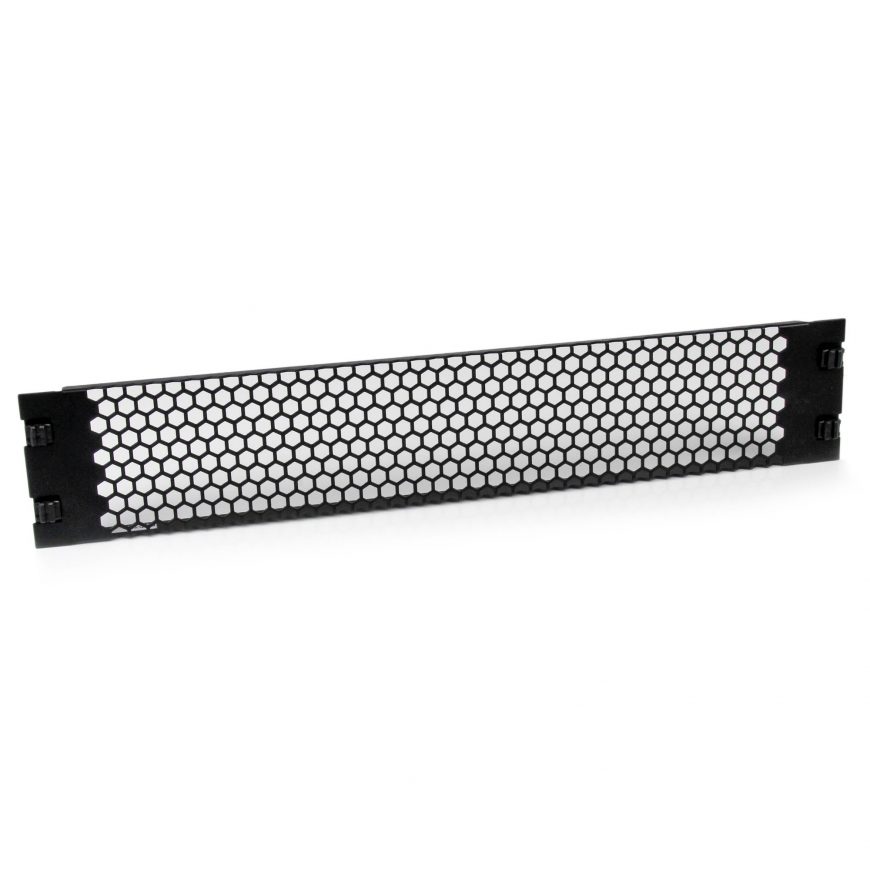 2U 19" Vented Steel Blanking/Filler Panel (RAXX POS-128775)