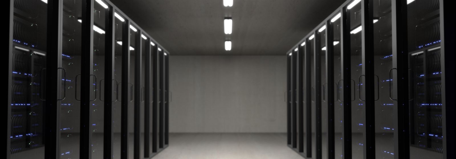 Structured cabling work in a server room